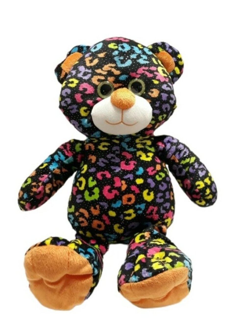 Animal Adventure Black Multiple Colors 18" Teddy Bear Plush stuffed animal